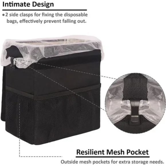 New Car Trash Can for Car Leakproof Garbage Bin - Picture 6 of 7